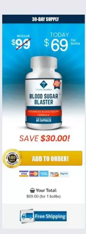 Blood Sugar Blaster - 1 bottle