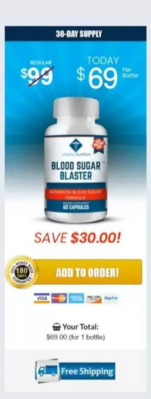 Blood Sugar Blaster - 1 bottle